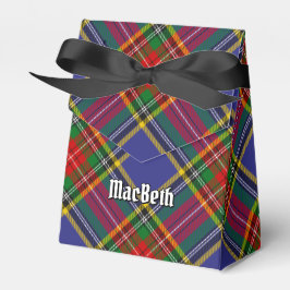 Clan MacBeth Tartan Favor Box Bedankdoosjes