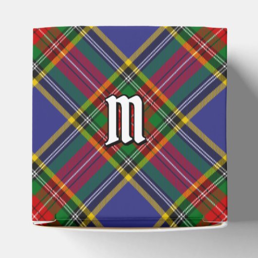 Clan MacBeth Tartan Favor Box Bedankdoosjes (Bovenkant)
