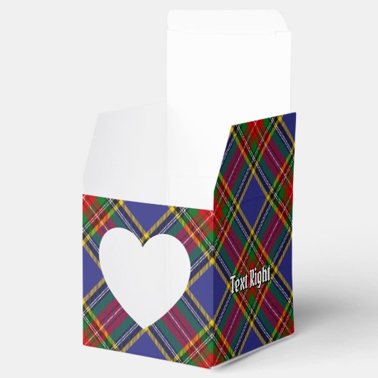 Clan MacBeth Tartan Favor Box Bedankdoosjes (Geopend)