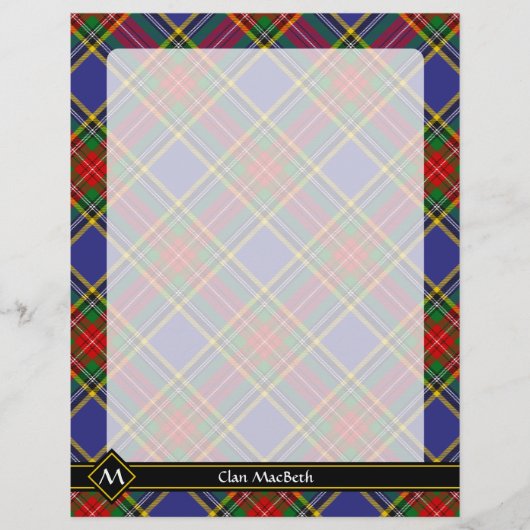 Clan MacBeth Tartan Flyer (Voorkant)