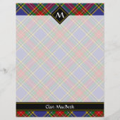 Clan MacBeth Tartan Flyer (Achterkant)