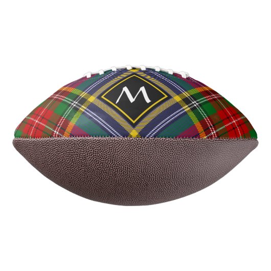 Clan MacBeth Tartan Football (Gedraaid 90)