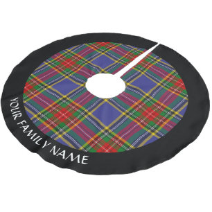 Clan MacBeth Tartan geborsteld Polyester Tree Skir Kerstboom Rok