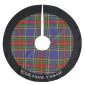 Clan MacBeth Tartan geborsteld Polyester Tree Skir Kerstboom Rok (Voorkant)
