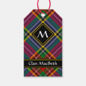 Clan MacBeth Tartan Gift Labels Cadeaulabel (Voorkant)