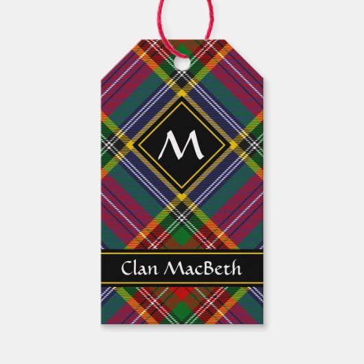 Clan MacBeth Tartan Gift Labels Cadeaulabel (Voorkant)