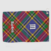 Clan MacBeth Tartan Golf Towel Golfhanddoek (Horizontaal)