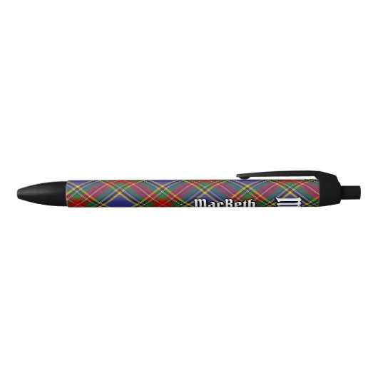 Clan MacBeth Tartan Ink Pen (Bovenkant)