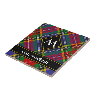 Clan MacBeth Tartan Keramische Tegel Tegeltje