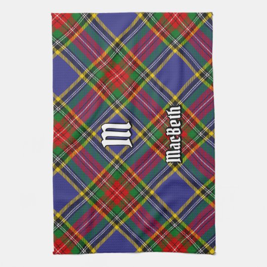 Clan MacBeth Tartan Kitchen Towel Theedoek (Verticaal)
