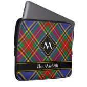 Clan MacBeth Tartan-laptophoes Laptop Sleeve (Voorkant Rechts)