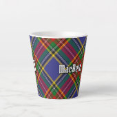 Clan MacBeth Tartan Latte Mok (Voorkant)