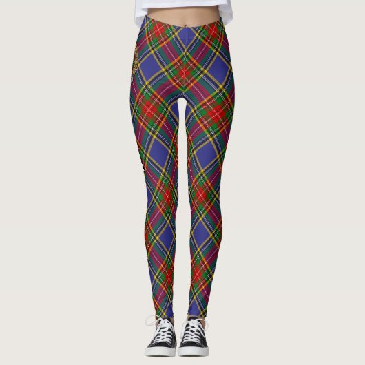 Clan MacBeth Tartan Leggings (Voorkant)