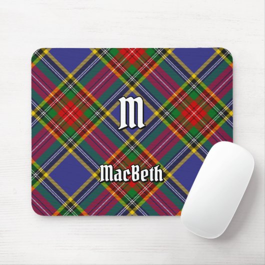 Clan MacBeth Tartan Muismat (Met muis)
