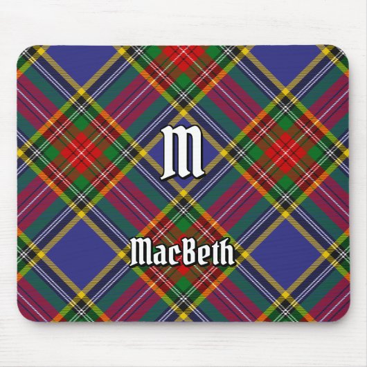 Clan MacBeth Tartan Muismat (Voorkant)