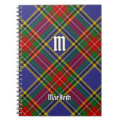 Clan MacBeth Tartan Notitieboek (Voorkant)