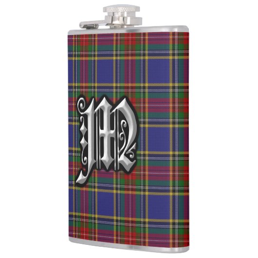 Clan MacBeth Tartan Old Scotland Flask Heupfles (Links)