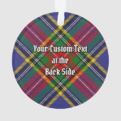 Clan MacBeth Tartan Ornament (achterkant)
