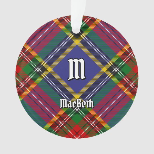 Clan MacBeth Tartan Ornament (voorkant)
