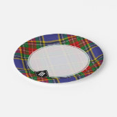 Clan MacBeth Tartan Paper-Borden Papieren Bordje (Gekanteld)