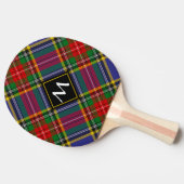 Clan MacBeth Tartan Ping Pong Paddle Tafeltennisbatje (Zijkant)