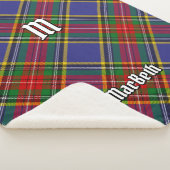 Clan MacBeth Tartan Sherpa Blanket Deken (3/4)