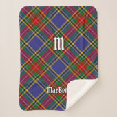 Clan MacBeth Tartan Sherpa Blanket Deken (Voorkant)
