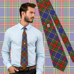 Clan MacBeth Tartan Stropdas<br><div class="desc">Clan MacBeth traditioneel tartan monstermonster met moderne kleuren. Aangepast monogram.</div>