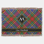 Clan MacBeth Tartan Throw Blanket Deken (Voorkant)