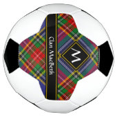Clan MacBeth Tartan Voetbal (Gedraaid)