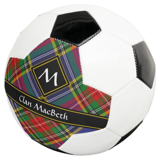 Clan MacBeth Tartan Voetbal (Drie kwart)