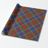 Clan MacBeth Tartan Wrapping Paper Cadeaupapier (Uitgerold)