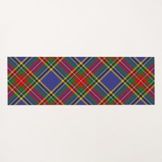 Clan MacBeth Tartan Yoga Mat (Achterkant (horizontaal))