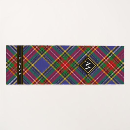 Clan MacBeth Tartan Yoga Mat (Voorkant (horizontaal))