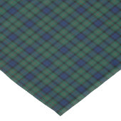 Clan MacCallum Donkerblauw en Groen Schots Tartan Tafelkleed (Gekanteld)