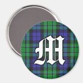 Clan MacCallum Tartan Betonaccenten Magneet (Voorkant / Achterkant)