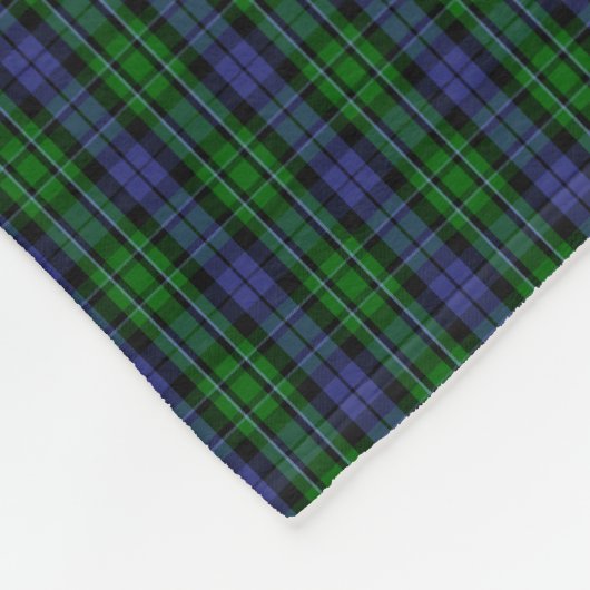 Clan MacCallum Tartan Fleece Deken (Hoek)