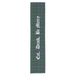 Clan MacCallum Tartan Pset Table Runner Korte Tafelloper