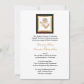 Clan MacClain Thistle Tartan bruiloft uitnodiging (Voorkant)