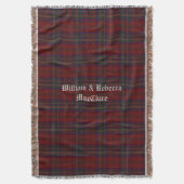 Clan MacClure Tartan Pset Custom Throw Blanket Deken (Voorkant Verticaal)
