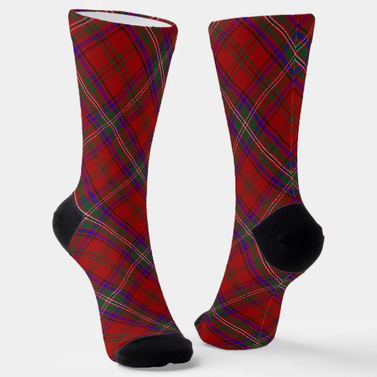 Clan MacClure Tartan Sokken (Gebogen)