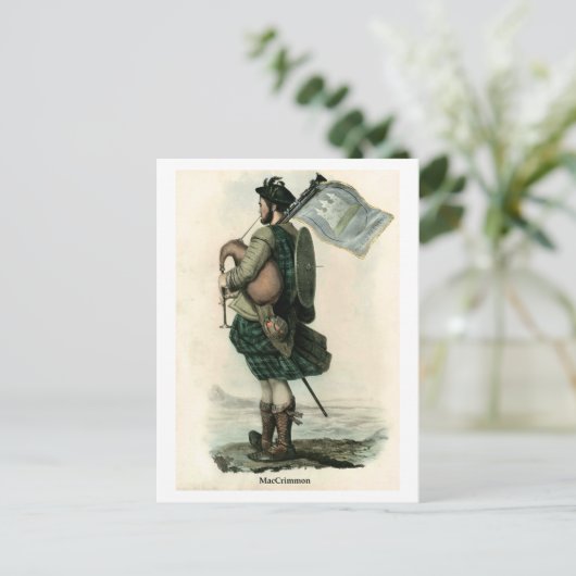 Clan MacCrimmon Briefkaart (Staand voorkant)
