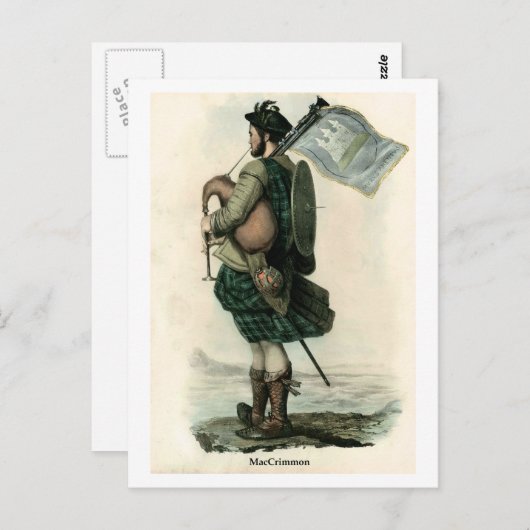 Clan MacCrimmon Briefkaart (Voorkant / Achterkant)