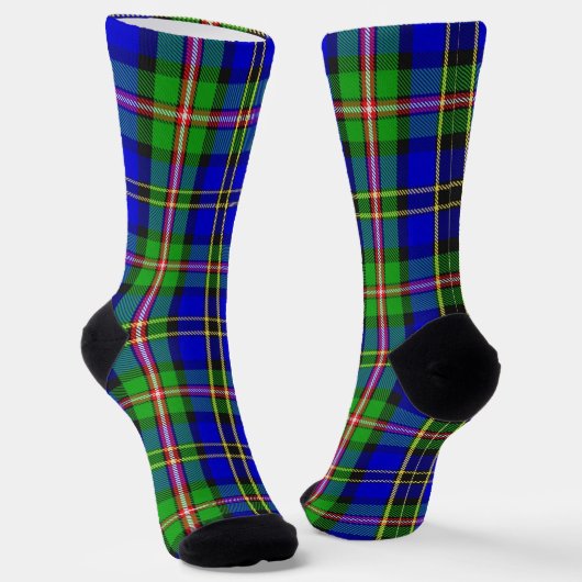 Clan MacCuaig Tartan Sokken (Gebogen)