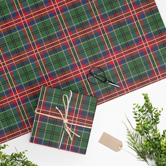 Clan MacCulloch Tartan PatroonpatroonFeestdagen Cadeaupapier