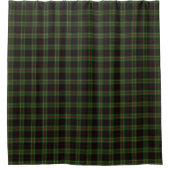 Clan MacDiarmid Green Black Red Tartan Douchegordijn (Voorkant)
