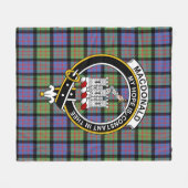 Clan MacDonald Ancient Macdonalds uit Ranald Tarta Fleece Deken (Voorkant (Horizontaal))