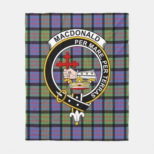Clan MacDonald Ancient Macdonalds van Donald Tarta Fleece Deken (Voorkant)