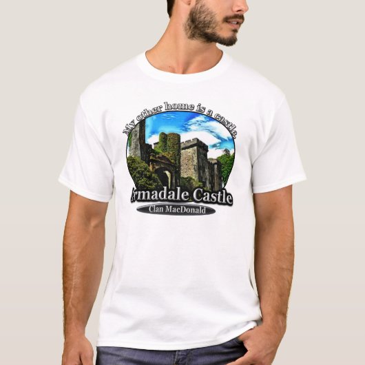 Clan MacDonald Armadale Castle Scotland T-shirt (Voorkant)