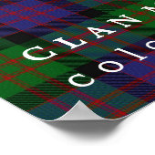 Clan MacDonald Colors of Scotland Tartan Poster (Hoek)